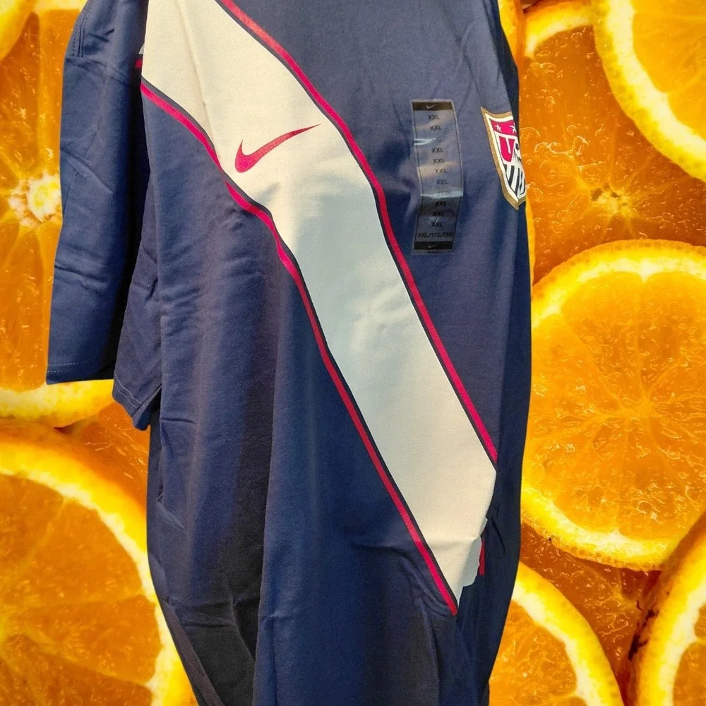 Nike US Soccer National Team Jersey T-Shirt‎ Mens XXL USA Soccer 10 Blue